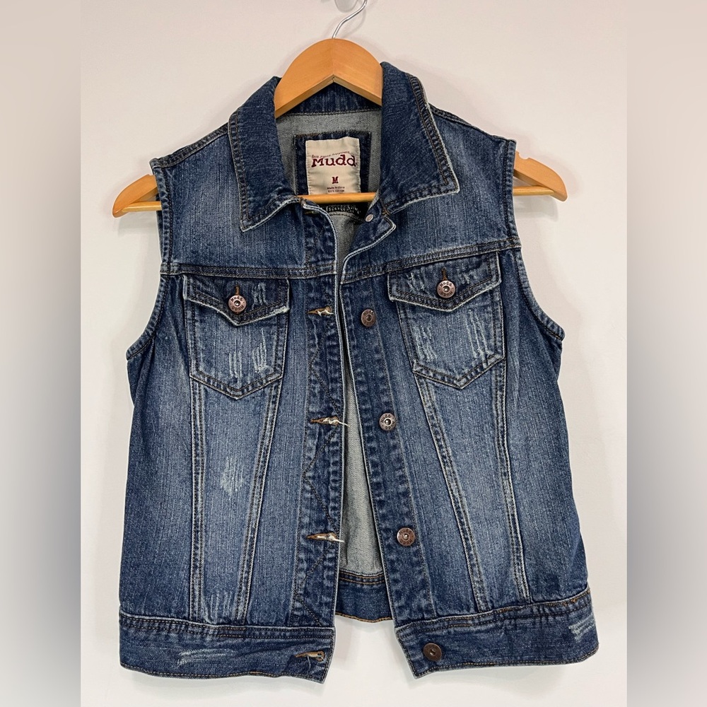 Mudd Classic Blue Denim Jacket Size M